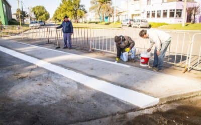 El Municipio realiza trabajos de mantenimiento en el Parque Municipal