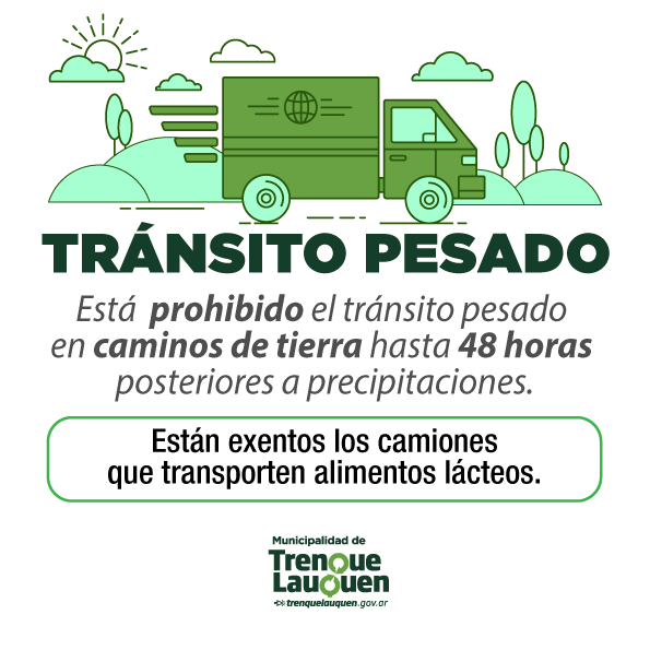 EL TRÁNSITO PESADO CONTINUA CORTADO EN LOS CAMINOS RURALES