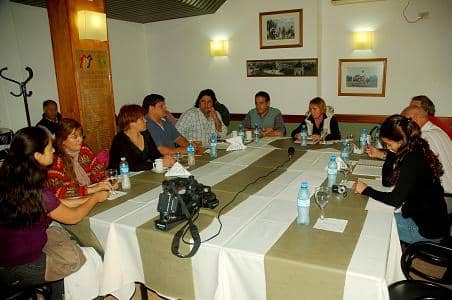 Daneri y Carabelli se reunieron con los candidatos