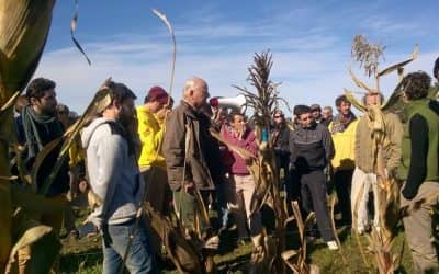 Productores locales visitaron el establecimiento agroecológico «La Aurora»