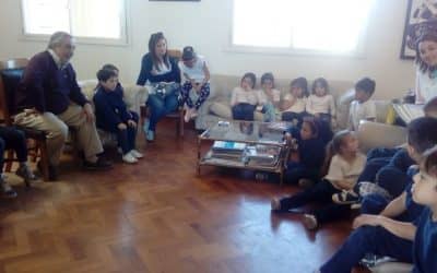 ALUMNOS DE LA EP nº1 VISITARON AL INTENDENTE Y COMPARTIERON SU EXPERIENCIA EN LA FERIA DE CIENCIAS