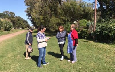 VISITAS A LA ZANJA, GARRÉ Y TRONGÉ PARA ATENDER LAS NECESIDADES DE LOS VECINOS