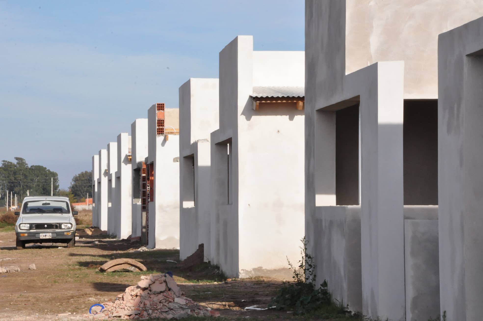 Avanza la construcción de viviendas en la Ampliación Urbana